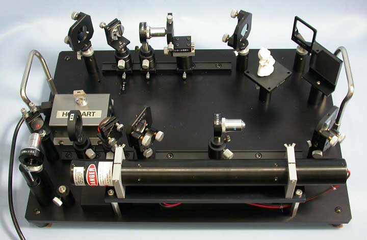 レーザー光学実験装置　LM-1　装置全体